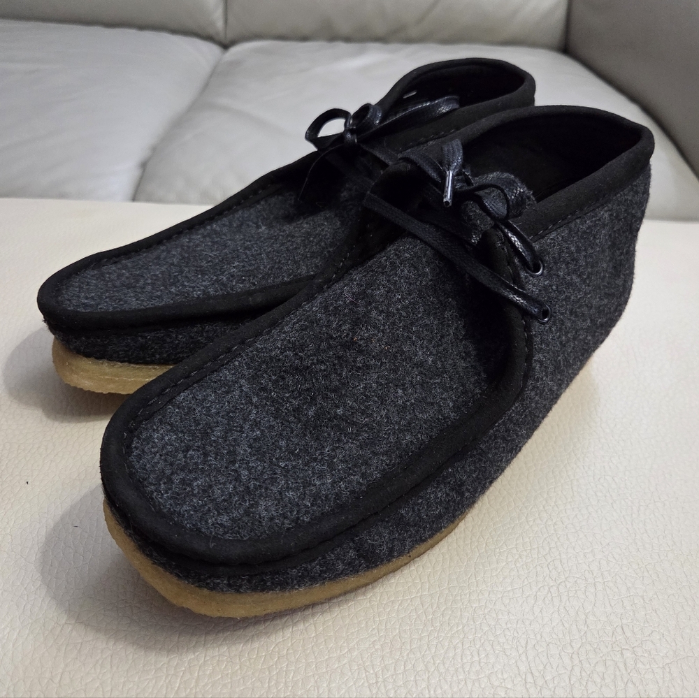 Clarks Originals Men's Wallabee Boots With Wool Upper - US 10.5/EU 44